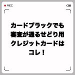 カードブラックでも審査が通るせどり用クレジットカードはコレ!