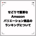 せどりで重要なAmazonバリエーション商品のランキングについて